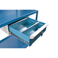 Mobile Service Cart, 2 Tiers, 24" W x 57" H x 40" D, 1200 lbs. Capacity St. Lawrence Industrial & Safety Supply