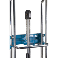 Hydraulic Platform Lift Stacker, Foot Pump Operated, 880 lbs. Capacity, 60" Max Lift St. Lawrence Industrial & Safety Supply