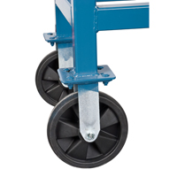 Chariots &agrave; plateforme sur&eacute;lev&eacute;e, 48" lo x 24" la x Capacit&eacute; 2000 lb, Roues en Nylon St. Lawrence Industrial & Safety Supply