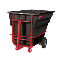 Tilt Truck, Polyethylene, 1-1/2 cu. yd., 2100 lbs. Load Capacity St. Lawrence Industrial & Safety Supply