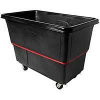 Chariot utilitaire &agrave; usage intensif, Plastique recycl&eacute; noir, 59"/34-5/8" lo x 34"/59-1/64" la x 42-1/16"/42-7/8" h, Volume 27 pi³, Capacit&eacute; 1200 lb St. Lawrence Industrial & Safety Supply