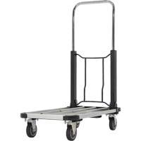 Chariot &agrave; plateforme repliable, Acier inoxydable, 300 lb, 28" lo x 16" la, Hauteur 33-1/2" St. Lawrence Industrial & Safety Supply