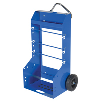 Chariot portatif pour mat&eacute;riaux bobin&eacute;s, Acier, 4 Montants, 29" la x 47-5/16" h x 21-7/8" p, Capacit&eacute; de 300 lb St. Lawrence Industrial & Safety Supply