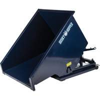 Self-Dumping Hopper, Steel, 1-1/2 cu.yd., Blue St. Lawrence Industrial & Safety Supply