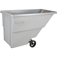 Tilt Truck, Polyethylene, 0.625 cu. yd., 500 lbs. Load Capacity St. Lawrence Industrial & Safety Supply