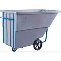 Tilt Truck, Polyethylene, 1.1 cu. yd., 1250 lbs. Load Capacity St. Lawrence Industrial & Safety Supply