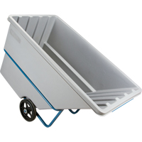 Tilt Truck, Polyethylene, 1.1 cu. yd., 2000 lbs. Load Capacity St. Lawrence Industrial & Safety Supply