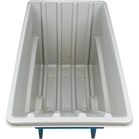 Tilt Truck, Polyethylene, 1.1 cu. yd., 2000 lbs. Load Capacity St. Lawrence Industrial & Safety Supply