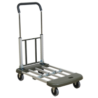 Chariot &agrave; plateforme t&eacute;l&eacute;pliante, Aluminium, 330 lb, 29-1/2" lo x 17-1/2" la, Hauteur 36-1/2" St. Lawrence Industrial & Safety Supply