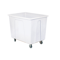Caisson, Poly&eacute;thyl&egrave;ne blanc, 46" lo x 34" la x 40" h, Volume 25 pi³, Capacit&eacute; 600 lb St. Lawrence Industrial & Safety Supply
