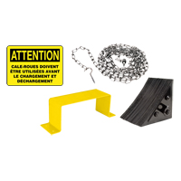 Wheel Chock Kit - French St. Lawrence Industrial & Safety Supply
