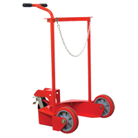 Grand chariot LCC pour bouteille de gaz liquide, Roues Polyur&eacute;thane, Base de 20" la x 20" p, 1000 lb St. Lawrence Industrial & Safety Supply