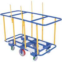 Chariot horizontal pour panneaux, 63-7/16" x 28-1/2" x 40-15/16", Capacit&eacute; 2000 lb St. Lawrence Industrial & Safety Supply