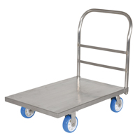 Chariot &agrave; plateforme, 36" lo x 24" la x Capacit&eacute; 2000 lb, Roues en Polyur&eacute;thane St. Lawrence Industrial & Safety Supply