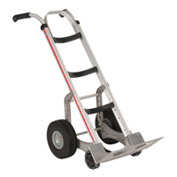 Diable autostabilisant, Prise Double, Aluminium, Hauteur de 55'', Capacit&eacute; 500 lb St. Lawrence Industrial & Safety Supply