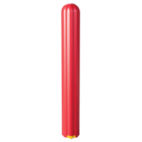 Ribbed Bollard Cover, 4" Dia. x 56" L, Red St. Lawrence Industrial & Safety Supply