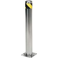 Butoir de s&eacute;curit&eacute;, Acier inoxydable, 36" h x 8" la, Argent St. Lawrence Industrial & Safety Supply