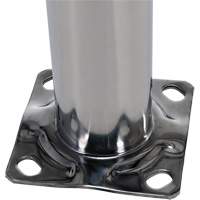 Butoir de s&eacute;curit&eacute;, Acier inoxydable, 36" h x 8" la, Argent St. Lawrence Industrial & Safety Supply