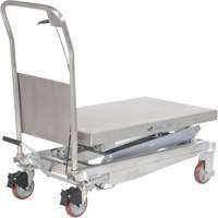 Table &eacute;l&eacute;vatrice hydraulique manuelle &agrave; ciseaux, 35-1/2" lo x 20" la, Partiellement en acier inoxydable, Capacit&eacute; 800 lb St. Lawrence Industrial & Safety Supply