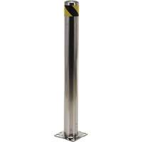 Butoir de s&eacute;curit&eacute;, Acier inoxydable, 42" h x 8" la, Argent St. Lawrence Industrial & Safety Supply