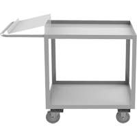 Chariot de pr&eacute;paration de commande de calibre industriel, 39" h x 18-1/8" la x 45" p, 2 Tablettes, Capacit&eacute; 1200 lb St. Lawrence Industrial & Safety Supply