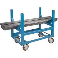 Pipe & Bar Cradle Truck, 24" L x 24" W x 34" H, 2500 lbs. Capacity, Polyurethane Wheels St. Lawrence Industrial & Safety Supply