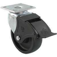 Roulette Emaxx RollX, Pivotant avec frein, 4" (101,6 mm), Nylon, 1200 lb (544,3 kg) St. Lawrence Industrial & Safety Supply