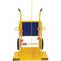 Chariot pour chalumeau et bouteille &agrave; gaz, Roues Rempli de mousse, Base de 24" la x 19-1/2" lo, 500 lb St. Lawrence Industrial & Safety Supply