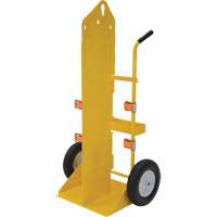Chariot pour chalumeau et bouteille &agrave; gaz, Roues Rempli de mousse, Base de 23-13/16" la x 22-13/16" lo, 500 lb St. Lawrence Industrial & Safety Supply
