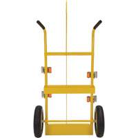 Chariot pour chalumeau et bouteille &agrave; gaz, Roues Rempli de mousse, Base de 23-13/16" la x 22-13/16" lo, 500 lb St. Lawrence Industrial & Safety Supply