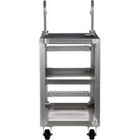 Chariot de pr&eacute;l&egrave;vement de stock, Aluminium, 21-7/8" la x 40" p, 3 tablettes, Capacit&eacute; 660 lb St. Lawrence Industrial & Safety Supply