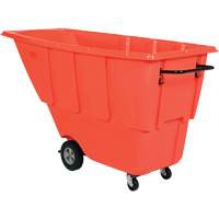 Tilt Truck, Polyethylene, 0.5 cu. yd., 450 lbs. Load Capacity St. Lawrence Industrial & Safety Supply