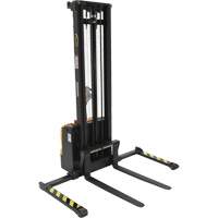 Double Mast Stacker, Electric Operated, 2200 lbs. Capacity, 150" Max Lift St. Lawrence Industrial & Safety Supply
