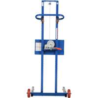 Low Profile Lite Load Lift, Hand Winch Operated, 400 lbs. Capacity, 55" Max Lift St. Lawrence Industrial & Safety Supply
