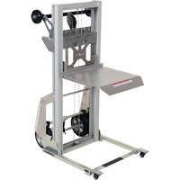 Portable Aluminum Load Lifter, Foot Pump Operated, 200 lbs. Capacity, 61" Max Lift St. Lawrence Industrial & Safety Supply