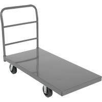 Chariot &agrave; plateforme, 48" lo x 24" la x Capacit&eacute; 2000 lb, Roues en Caoutchouc St. Lawrence Industrial & Safety Supply