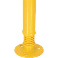 Borne de protection &agrave; ressort, Acier, 42" h x 2-1/8" la, Jaune St. Lawrence Industrial & Safety Supply