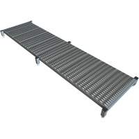 Plateforme de travail en une &eacute;tape &agrave; hauteur r&eacute;glable, 24" la x 97" pr, Capacit&eacute; de 800 lb, Enti&egrave;rement soud&eacute; St. Lawrence Industrial & Safety Supply