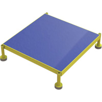 Plateforme de travail en une &eacute;tape &agrave; hauteur r&eacute;glable, 24" la x 24" pr, Capacit&eacute; de 800 lb, Enti&egrave;rement soud&eacute; St. Lawrence Industrial & Safety Supply