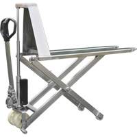 Chariot &eacute;l&eacute;vateur &agrave; ciseaux Eco, 45" lo x 21" la, Acier inoxydable, Capacit&eacute; de 2200 lb St. Lawrence Industrial & Safety Supply