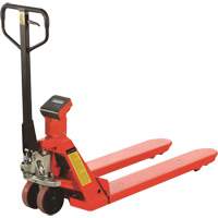 Transpalette avec balance Eco, 45" lo x 22,5" la, Capacit&eacute; de 4400 lb St. Lawrence Industrial & Safety Supply
