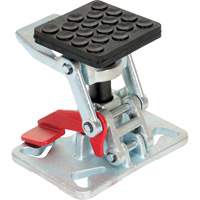 Heavy-Duty Adjustable Height Floor Lock, 8" Extended Height, 5-1/2" Retracted Height, Steel St. Lawrence Industrial & Safety Supply