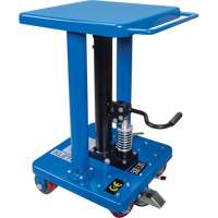 Table de travail hydraulique, 18'' lo x 18'' la, Acier, Capacit&eacute; 500 lb St. Lawrence Industrial & Safety Supply
