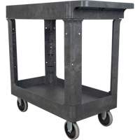 Utility Service Cart, 2 Tiers, 16-1/2" x 32-1/2" x 34-1/2", 550 lbs. Capacity St. Lawrence Industrial & Safety Supply