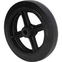 Roue en caoutchouc moul&eacute;, 10" (254 mm) dia. x 2" (50,8 mm) la, Capacit&eacute; de 948 lb (430 kg) St. Lawrence Industrial & Safety Supply