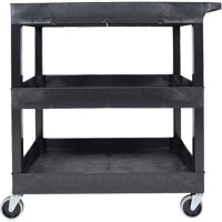 Tub Cart, 3 Tiers, 35-1/4" x 36-1/4" x 18", 300 lbs. Capacity St. Lawrence Industrial & Safety Supply