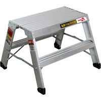 Poste de travail chevalet de sciage portatif, Cadre Aluminium, 12-1/4" p x 24" h St. Lawrence Industrial & Safety Supply