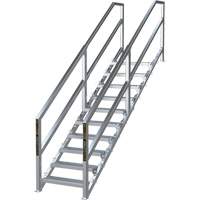Syst&egrave;me d'escalier modulaire pour la construction de 6-10 marches SmartStairs, 75" ha St. Lawrence Industrial & Safety Supply