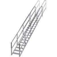 Syst&egrave;me d'escalier modulaire pour la construction de 17-21 marches SmartStairs, 157-1/2" ha St. Lawrence Industrial & Safety Supply