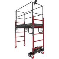 Complete Motorized Buildman 6' Baker Scaffold Kit, 31" D x 118-3/4" H St. Lawrence Industrial & Safety Supply